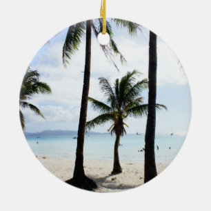 Boracay Philippines Ceramic Tree Decoration