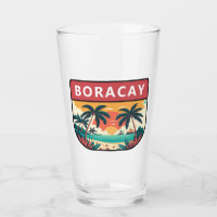 Boracay Philippines Retro Emblem