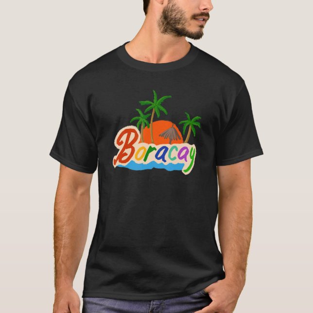 Boracay Philippines souvenir  for men women 3 T-Shirt (Front)