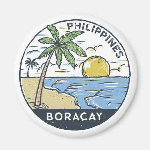 Boracay Philippines Vintage Magnet