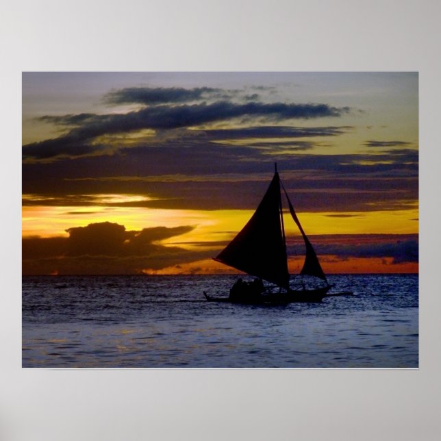 Boracay Sunset Poster (Front)