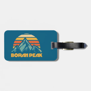 Borah Peak Retro Turquoise Luggage Tag
