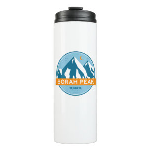 Borah Peak Stars Moon Thermal Tumbler