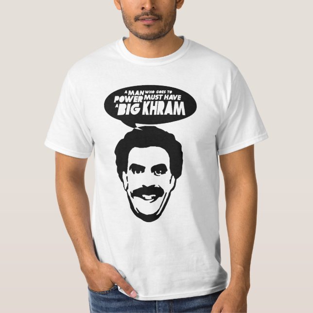 Borat Wear Mask T-Shirt (Front)