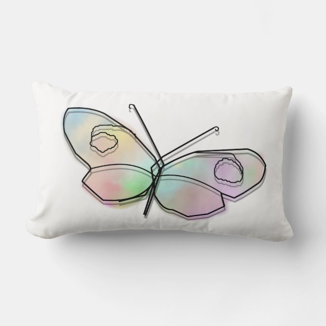 Borboleta de Arame Lumbar Cushion (Front)