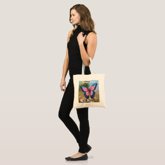 Borboleta economic grant tote bag