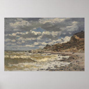 Bord de mer à Sainte-Adresse   Vintage Seascape Poster