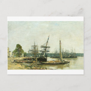 Bordeaux by Eugene Boudin Postcard