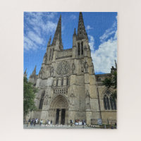 Bordeaux Cathedral, (Saint-André de Bordeaux) on a
