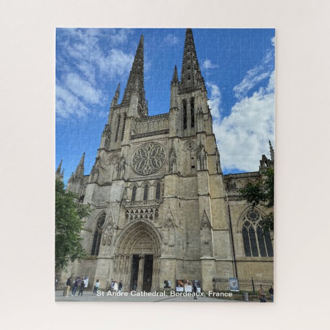Bordeaux Cathedral, (Saint-André de Bordeaux) on a Jigsaw Puzzle (Vertical)