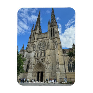 Bordeaux Cathedral, (Saint-André de Bordeaux) on a Magnet