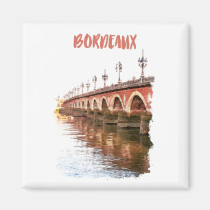 Bordeaux France City Travel Magnet