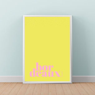Bordeaux France modern city Poster