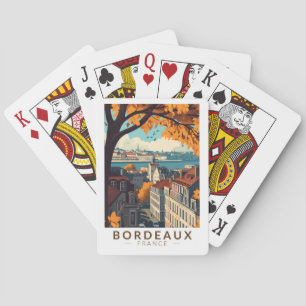 Bordeaux France Travel Art Vintage Playing Cards