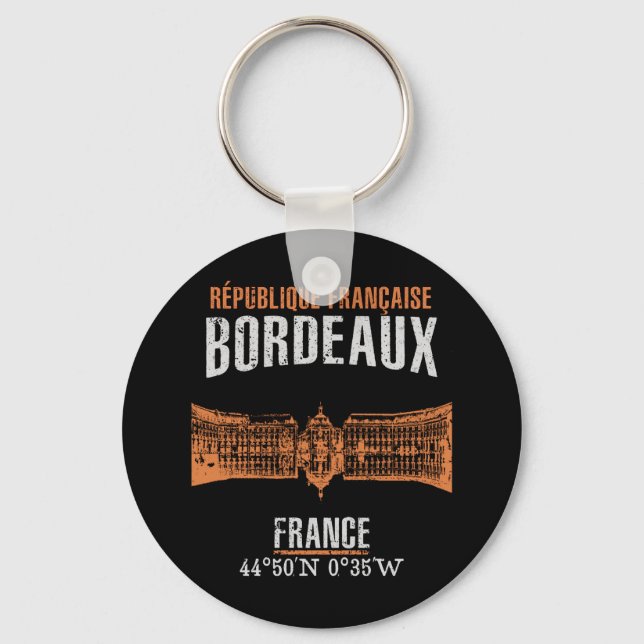 Bordeaux Key Ring (Front)