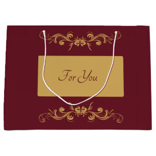 Bordeaux Personalised Large Gift Bag
