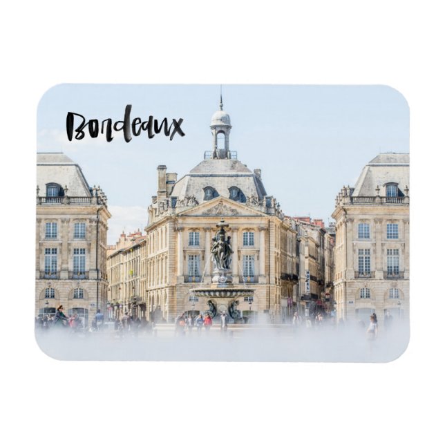 Bordeaux Photography Hand Lettered Magnet (Horizontal)