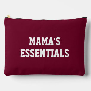 Bordeaux Red Mama's Essentials Accessory Bag