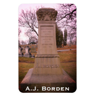 Borden Monument, Fall River, MA - A.J. Borden Magnet