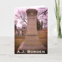 Borden Monument, Fall River, MA - A.J. Borden