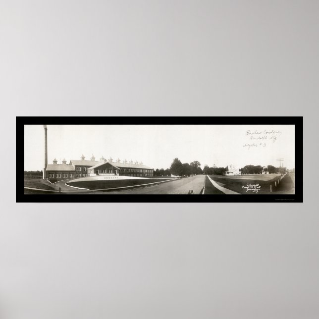 Bordens Milk Factory Photo 1910 Poster (Front)