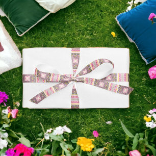 Border art satin ribbon