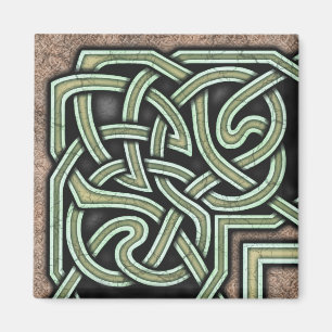 Border B, Green Corner Magnet