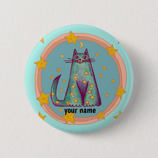 Border Cat   pin button (Front)