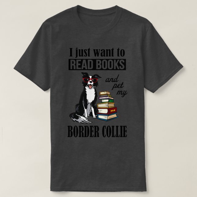 Border Collie  (3)  T-Shirt (Design Front)