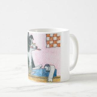 Border Collie Accountant Coffee Mug