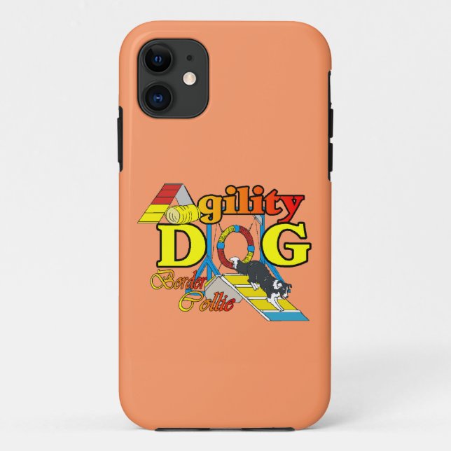 Border Collie Agility Case-Mate iPhone Case (Back)