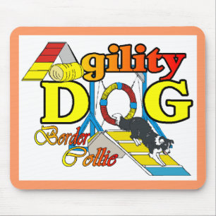 Border Collie Agility Gifts Mouse Mat