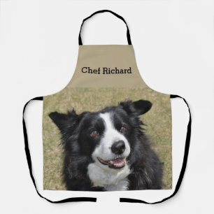 Border collie apron