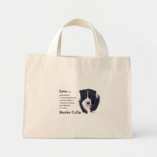 Border Collie Art Gifts Mini Tote Bag