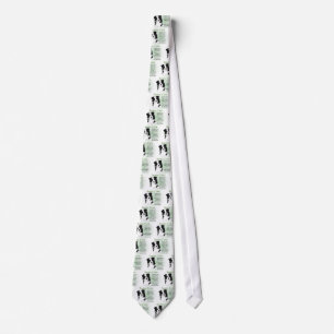 Border Collie Art Gifts Tie