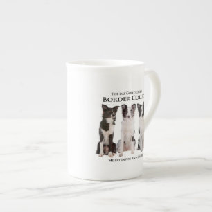 Border Collie Bone China Mug