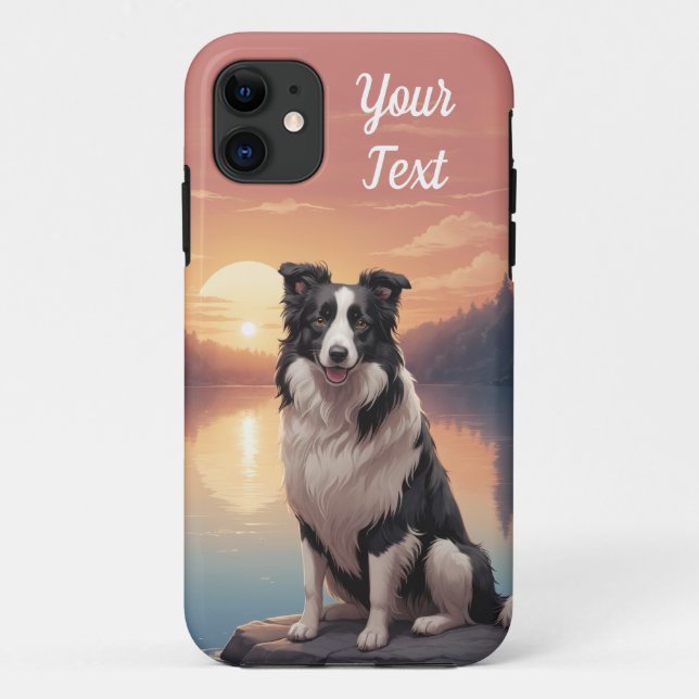 Border Collie by Lake Case-Mate iPhone Case (Back)