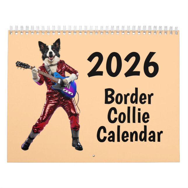 Border Collie Calendar (Cover)