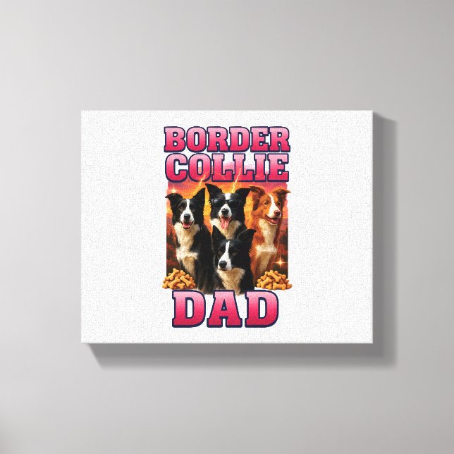 Border Collie    Canvas Print (Front)