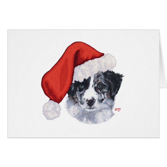 Border Collie Christmas (Front Horizontal)