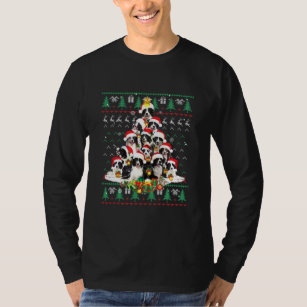 Border Collie Christmas Dog Lover Shirt Ugly