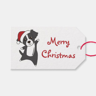 Border Collie Christmas Dog Winter Animals Dogs Tr Gift Tags