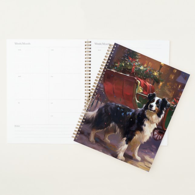Border Collie Christmas Festive Season  Planner (Display)
