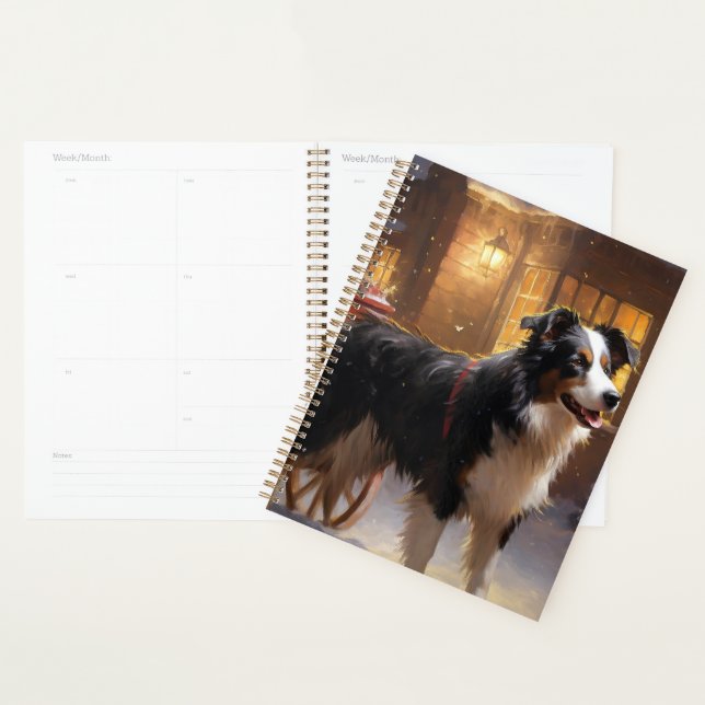 Border Collie Christmas Festive Season Planner (Display)