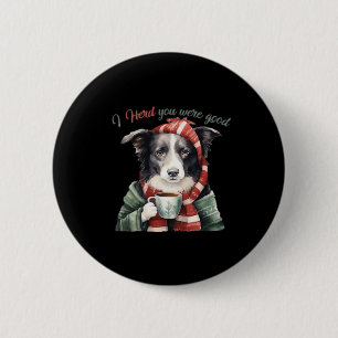 Border collie Christmas Jumper Essential T-Shirt 6 Cm Round Badge