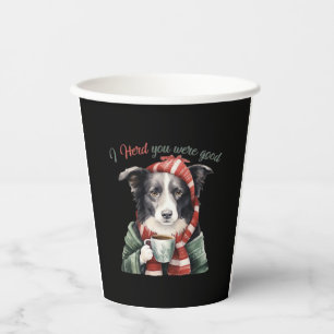 Border collie Christmas Jumper Essential T-Shirt Paper Cups