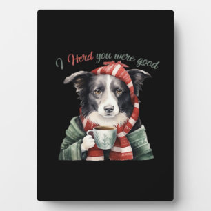 Border collie Christmas Jumper Essential T-Shirt Plaque