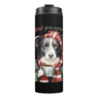 Border collie Christmas Jumper Essential T-Shirt Thermal Tumbler