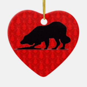 Border Collie Christmas Ornament