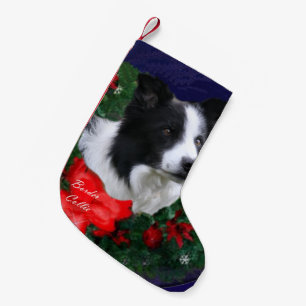 Border Collie Christmas Small Christmas Stocking